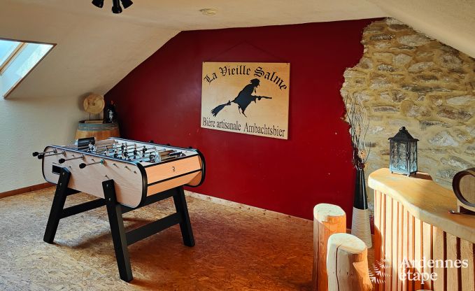 Groes Ferienhaus in der Nhe von Vielsalm fr 21 Personen mit 7 Schlafzimmern, 4 Badezimmern, Spielzimmer und Privatgarten