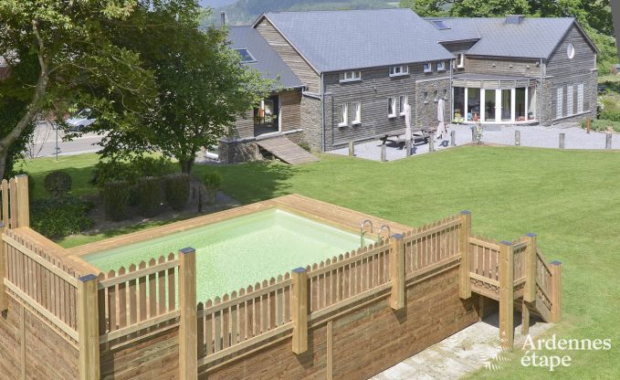 Ferienhaus Vielsalm 26 Pers. Ardennen Schwimmbad Wellness Behinderten gerecht