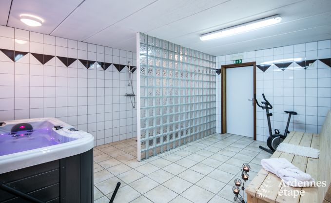 Ferienhaus Vielsalm 26 Pers. Ardennen Schwimmbad Wellness Behinderten gerecht