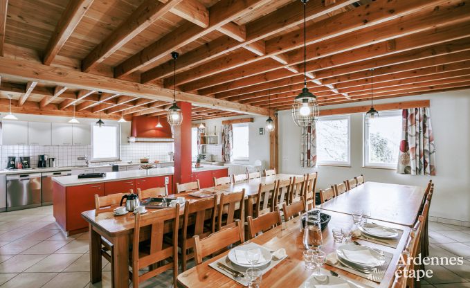 Ferienhaus Vielsalm 26 Pers. Ardennen Schwimmbad Wellness Behinderten gerecht