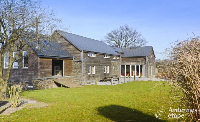 Ferienhaus Vielsalm 26 Pers. Ardennen Schwimmbad Wellness Behinderten gerecht