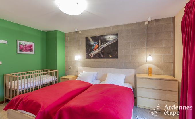 Ger�umiges Ferienhaus in Vielsalm f�r 22 Personen mit 10 Schlafzimmern, Spielzimmer, Sauna und gro�em Garten