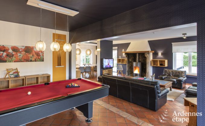 Groe Luxusvilla Vielsalm 26 Pers. Ardennen Wellness