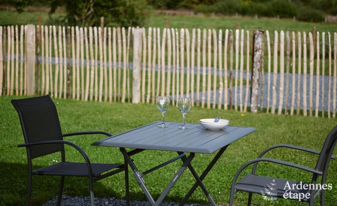 Einzigartige Jurte fr 2 Personen in Vielsalm mit modernem Badezimmer, Privatgarten und Fahrradabstellplatz