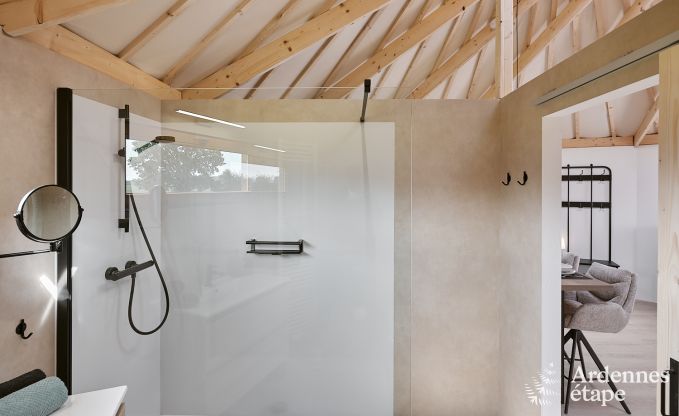 Einzigartige Jurte fr 2 Personen in Vielsalm mit modernem Badezimmer, Privatgarten und Fahrradabstellplatz