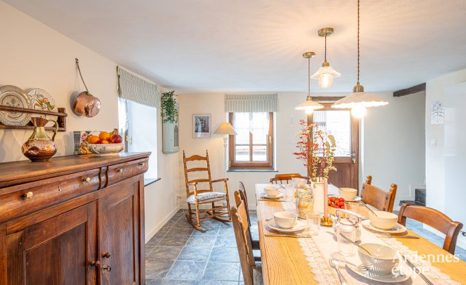 Familienaufenthalt in Vielsalm: charmantes Haus fr 6 Personen mit privatem Garten im Herzen der Ardennen
