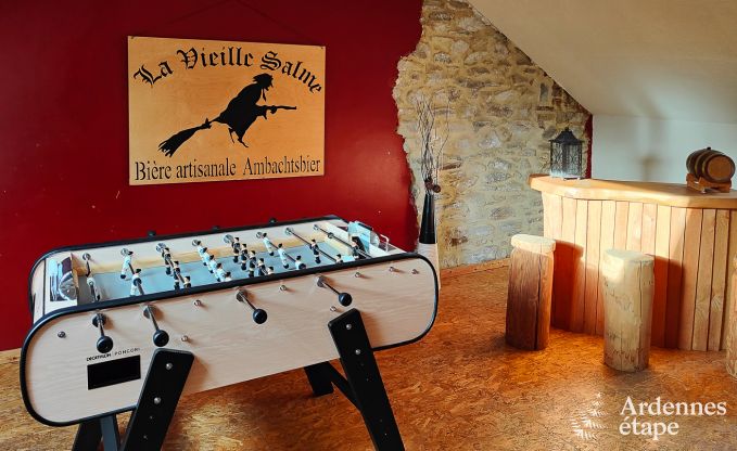 Groes Ferienhaus in der Nhe von Vielsalm fr 21 Personen mit 7 Schlafzimmern, 4 Badezimmern, Spielzimmer und Privatgarten