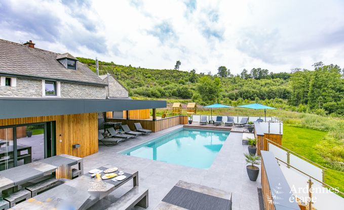 Ferienhaus Vielsalm 30 Pers. Ardennen Schwimmbad Wellness Behinderten gerecht