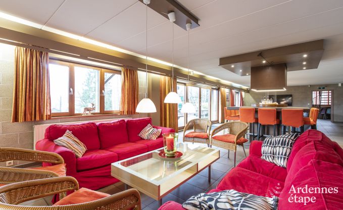 Ger�umiges Ferienhaus in Vielsalm f�r 22 Personen mit 10 Schlafzimmern, Spielzimmer, Sauna und gro�em Garten