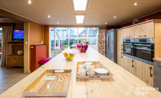 Villa Vielsalm 31 Pers. Ardennen Schwimmbad Wellness Behinderten gerecht