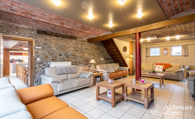 Villa Vielsalm 31 Pers. Ardennen Schwimmbad Wellness Behinderten gerecht