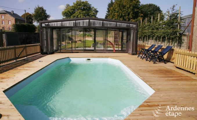 Villa Vielsalm 31 Pers. Ardennen Schwimmbad Wellness Behinderten gerecht