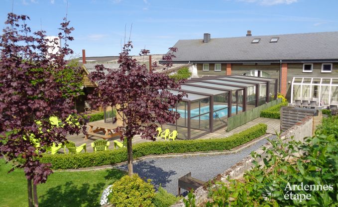 Villa Vielsalm 31 Pers. Ardennen Schwimmbad Wellness Behinderten gerecht
