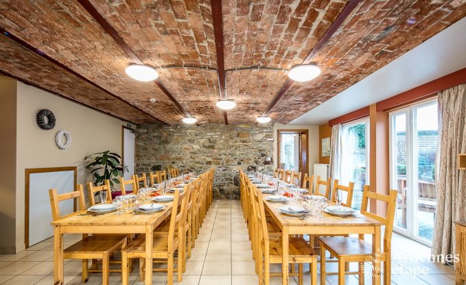 Villa Vielsalm 31 Pers. Ardennen Schwimmbad Wellness Behinderten gerecht