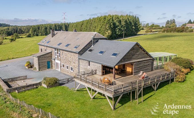 Wunderschne Villa Vielsalm 26 Pers. Ardennen Schwimmbad Wellness