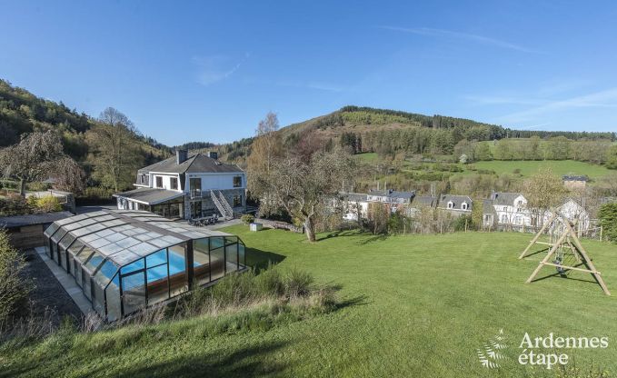 Luxusvilla Vielsalm 21 Pers. Ardennen Schwimmbad Wellness