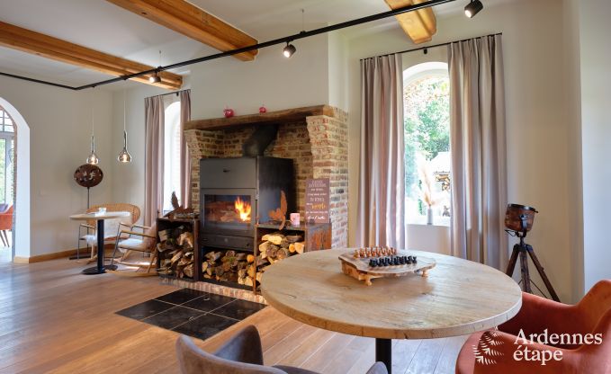 Komfortables Ferienhaus f�r 10 Personen in Villers-en-Fagne mit Sauna und Holzofen
