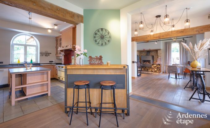 Komfortables Ferienhaus f�r 10 Personen in Villers-en-Fagne mit Sauna und Holzofen