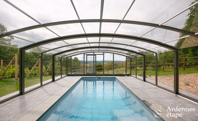 Komfortables Ferienhaus f�r 10 Personen in Villers-en-Fagne mit Sauna und Holzofen