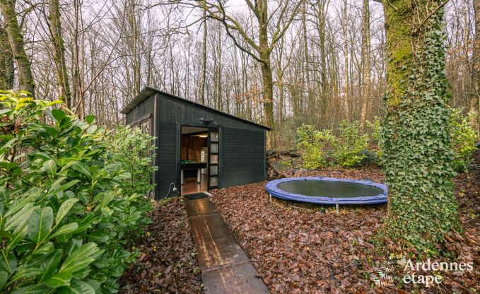 Unvergesslicher Aufenthalt in Viroinval: Komfortables Chalet in den Ardennen f�r 4 Personen mit Sauna und nordischem Bad