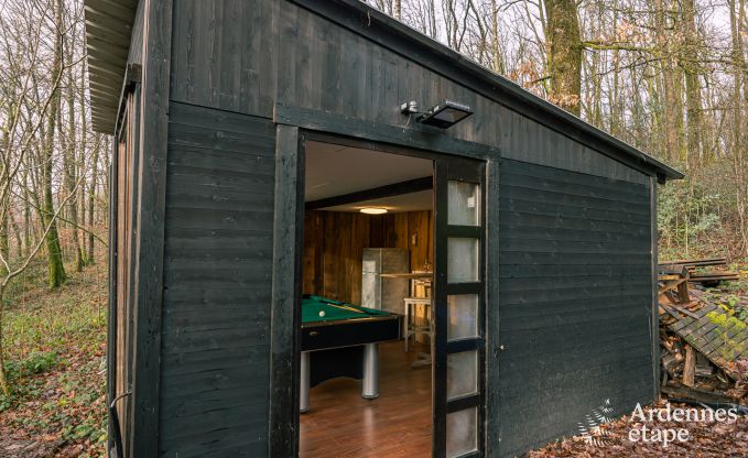 Unvergesslicher Aufenthalt in Viroinval: Komfortables Chalet in den Ardennen f�r 4 Personen mit Sauna und nordischem Bad