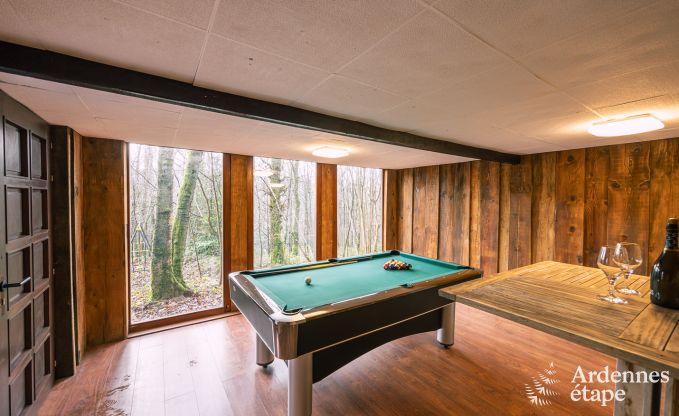 Unvergesslicher Aufenthalt in Viroinval: Komfortables Chalet in den Ardennen f�r 4 Personen mit Sauna und nordischem Bad