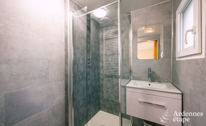 Unvergesslicher Aufenthalt in Viroinval: Komfortables Chalet in den Ardennen f�r 4 Personen mit Sauna und nordischem Bad