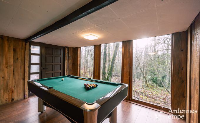 Unvergesslicher Aufenthalt in Viroinval: Komfortables Chalet in den Ardennen f�r 4 Personen mit Sauna und nordischem Bad