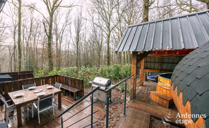 Unvergesslicher Aufenthalt in Viroinval: Komfortables Chalet in den Ardennen f�r 4 Personen mit Sauna und nordischem Bad