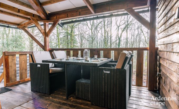 Unvergesslicher Aufenthalt in Viroinval: Komfortables Chalet in den Ardennen f�r 4 Personen mit Sauna und nordischem Bad