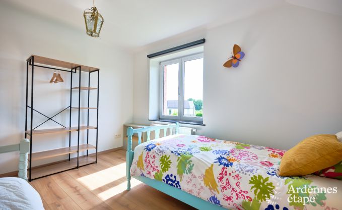 Ferienhaus fr 6 Personen in Virton mit 3 Schlafzimmern, Sauna, Holzofen, Auenpool und Privatterrasse