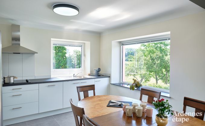 Ferienhaus fr 6 Personen in Virton mit 3 Schlafzimmern, Sauna, Holzofen, Auenpool und Privatterrasse