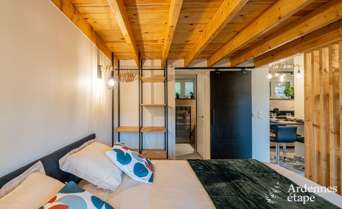 Ferienhaus auf einer Ebene in Vresse-sur-Semois: Terrasse mit Aussicht, ideal f�r ein Paar mit Kindern