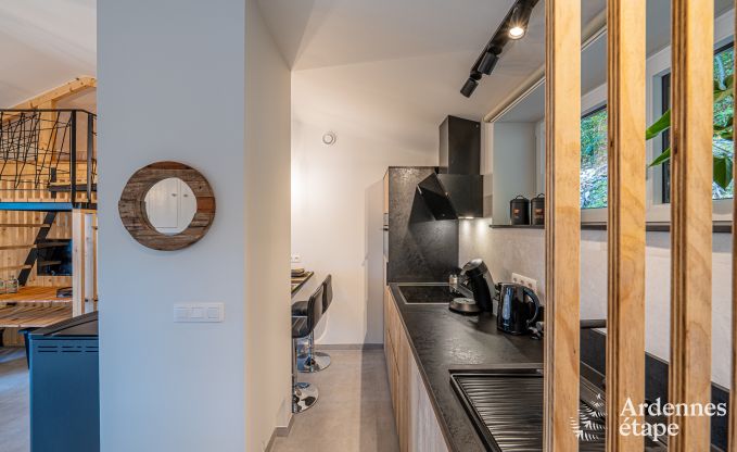 Ferienhaus auf einer Ebene in Vresse-sur-Semois: Terrasse mit Aussicht, ideal f�r ein Paar mit Kindern