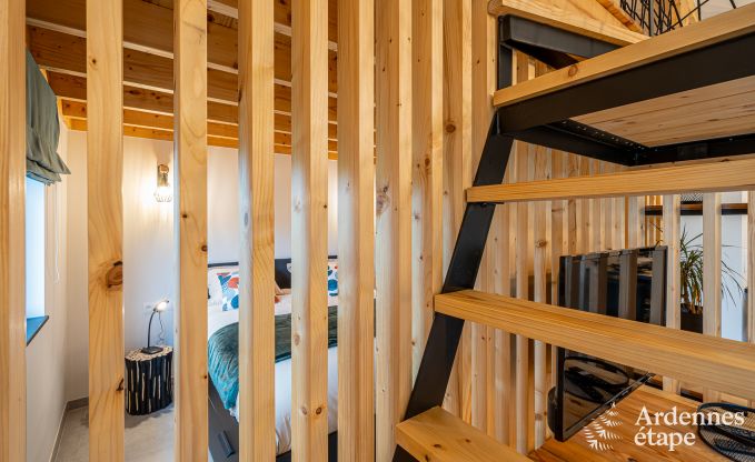 Ferienhaus auf einer Ebene in Vresse-sur-Semois: Terrasse mit Aussicht, ideal f�r ein Paar mit Kindern