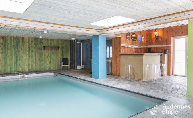 Ferienhaus Waimes 24 Pers. Ardennen Schwimmbad Wellness