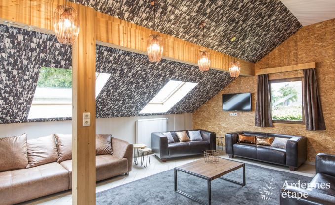 Ferienhaus Waimes 18 Pers. Ardennen Schwimmbad Wellness