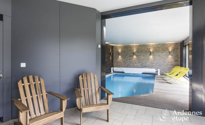 Ferienhaus Waimes 18 Pers. Ardennen Schwimmbad Wellness