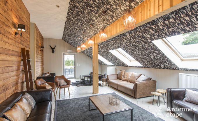 Ferienhaus Waimes 18 Pers. Ardennen Schwimmbad Wellness