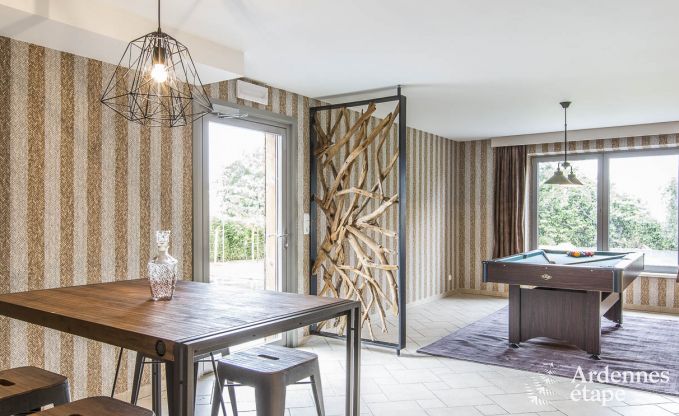 Ferienhaus Waimes 18 Pers. Ardennen Schwimmbad Wellness