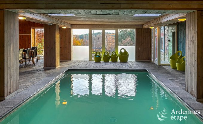 Ferienhaus Waimes 24 Pers. Ardennen Schwimmbad Wellness