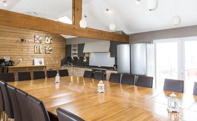 Ferienhaus Waimes 24 Pers. Ardennen Schwimmbad Wellness