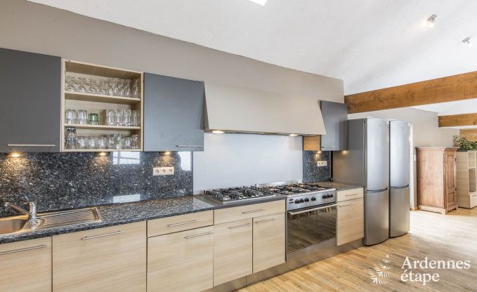 Ferienhaus Waimes 24 Pers. Ardennen Schwimmbad Wellness