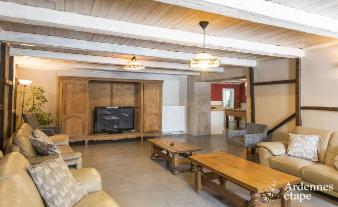 Ferienhaus Waimes 24 Pers. Ardennen Schwimmbad Wellness