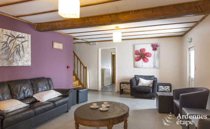 Ferienhaus Waimes 24 Pers. Ardennen Schwimmbad Wellness