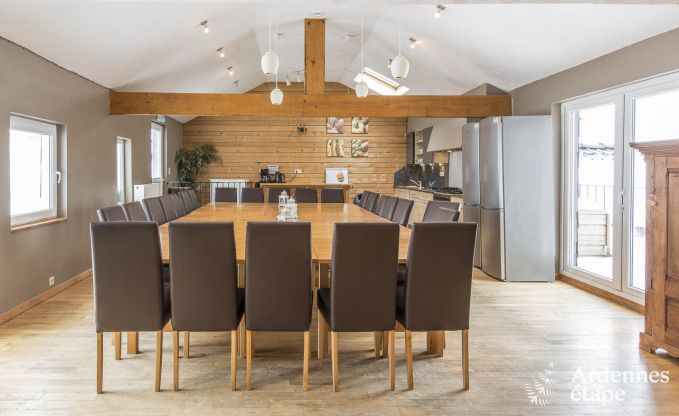 Ferienhaus Waimes 24 Pers. Ardennen Schwimmbad Wellness