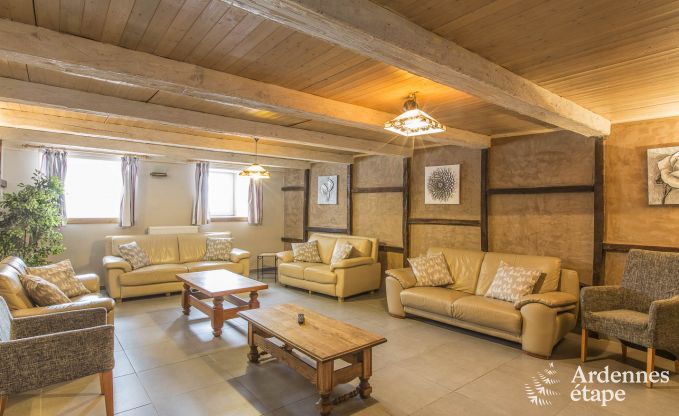 Ferienhaus Waimes 24 Pers. Ardennen Schwimmbad Wellness