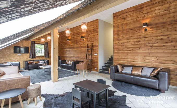 Ferienhaus Waimes 18 Pers. Ardennen Schwimmbad Wellness