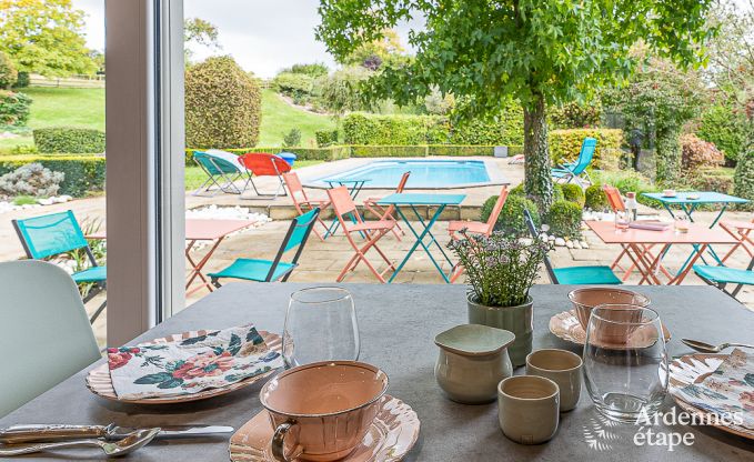 Ferienhaus in Walcourt, Ardennen, 6 Personen, 3 Schlafzimmer, Au�enpool, Gemeinschaftsgarten, moderne Ausstattung