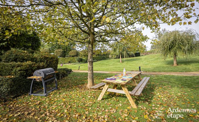 Ferienhaus in Walcourt, Ardennen, 6 Personen, 3 Schlafzimmer, Au�enpool, Gemeinschaftsgarten, moderne Ausstattung